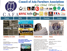 Tablet Screenshot of cafa-furniture.org